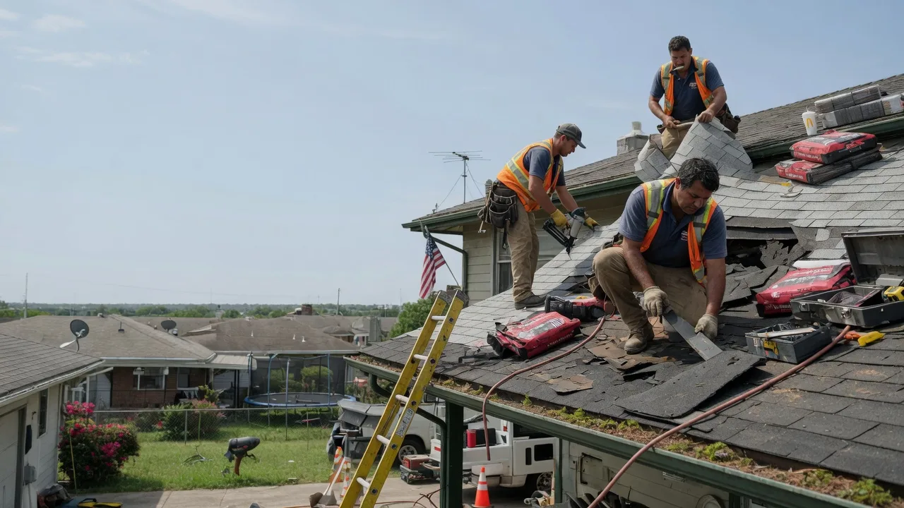 Roof Repair in Burkett, TX near me